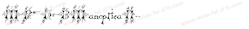 MP DBManopticaN字体转换